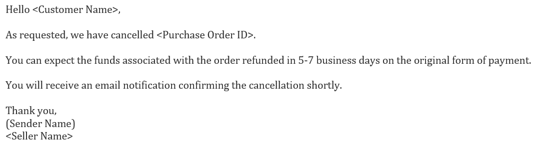 消息中心常见回复模板